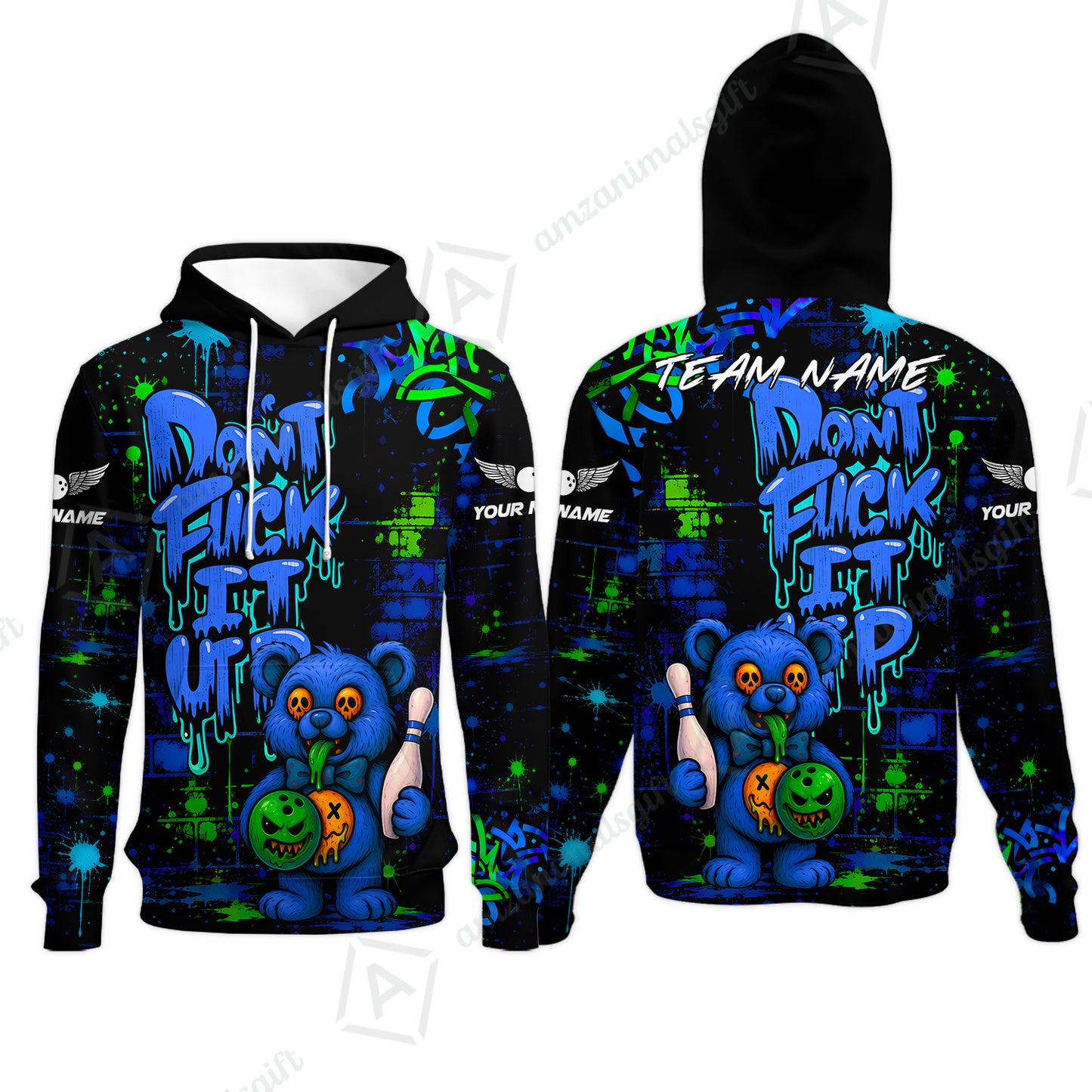 Hoodie||Blue