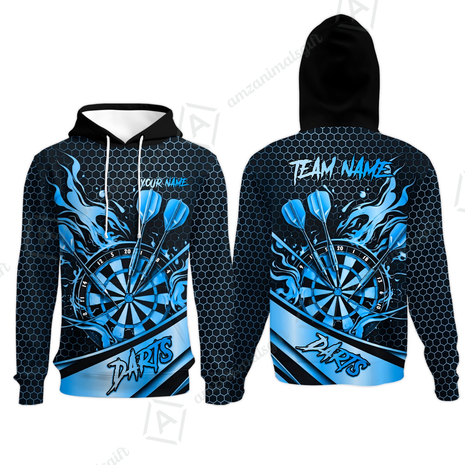 Hoodie||Blue