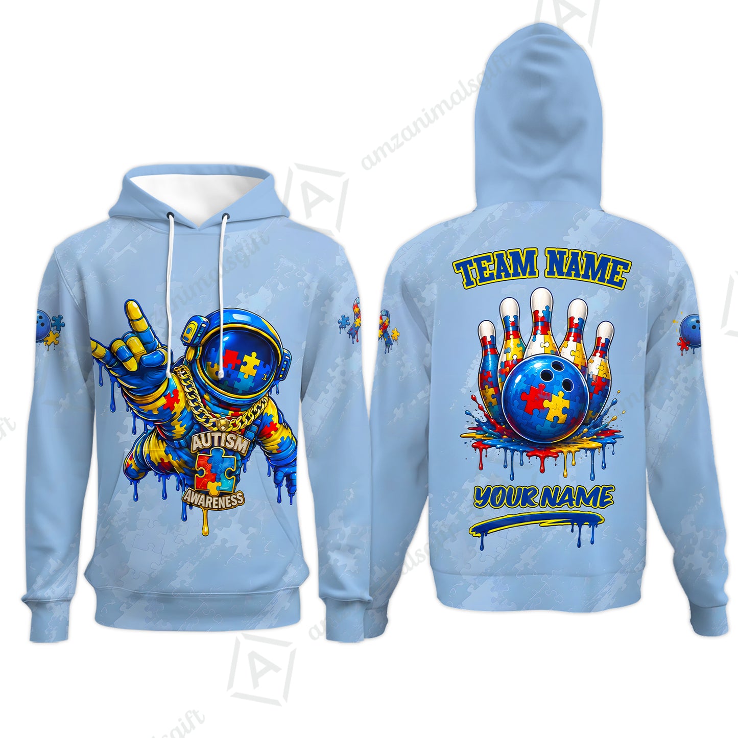 Hoodie||Blue