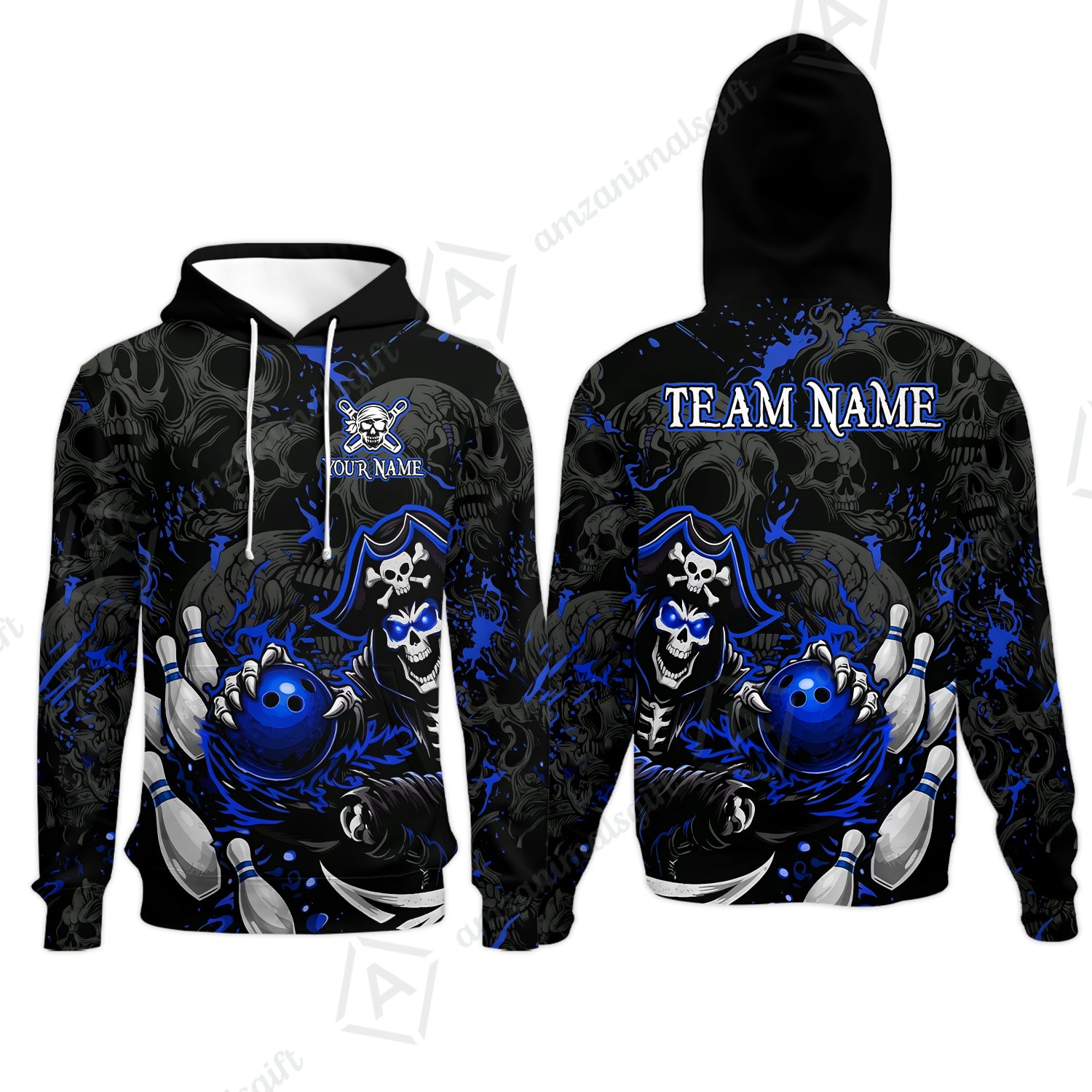 Hoodie||Blue