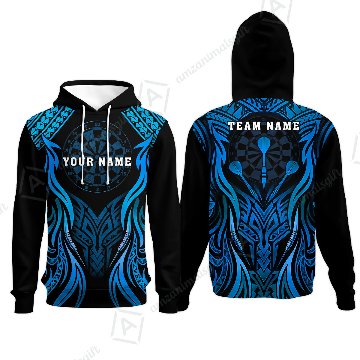 Hoodie||Blue