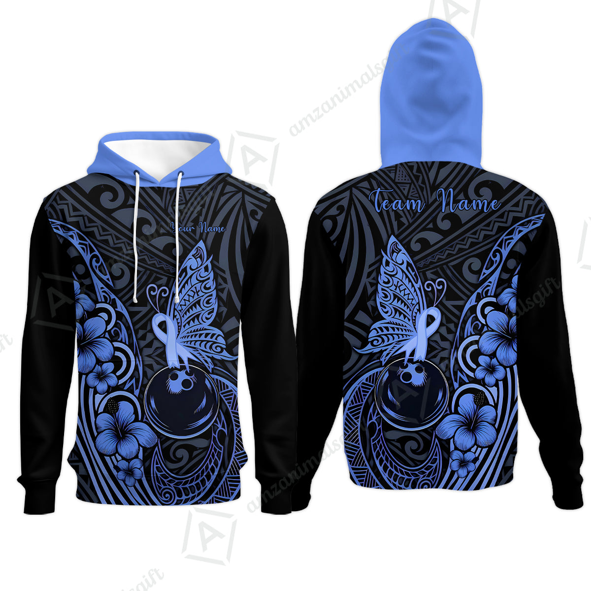 Hoodie||Blue