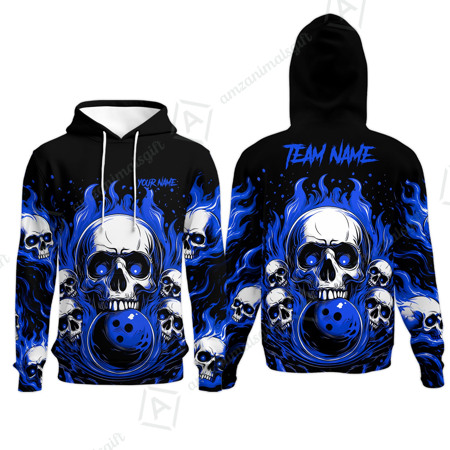 Hoodie||Blue
