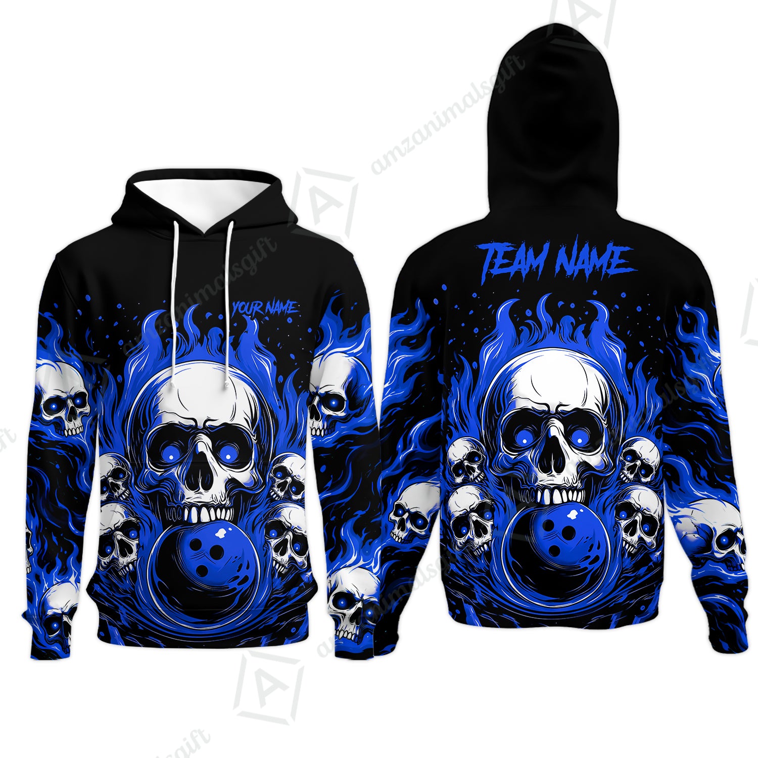 Hoodie||Blue