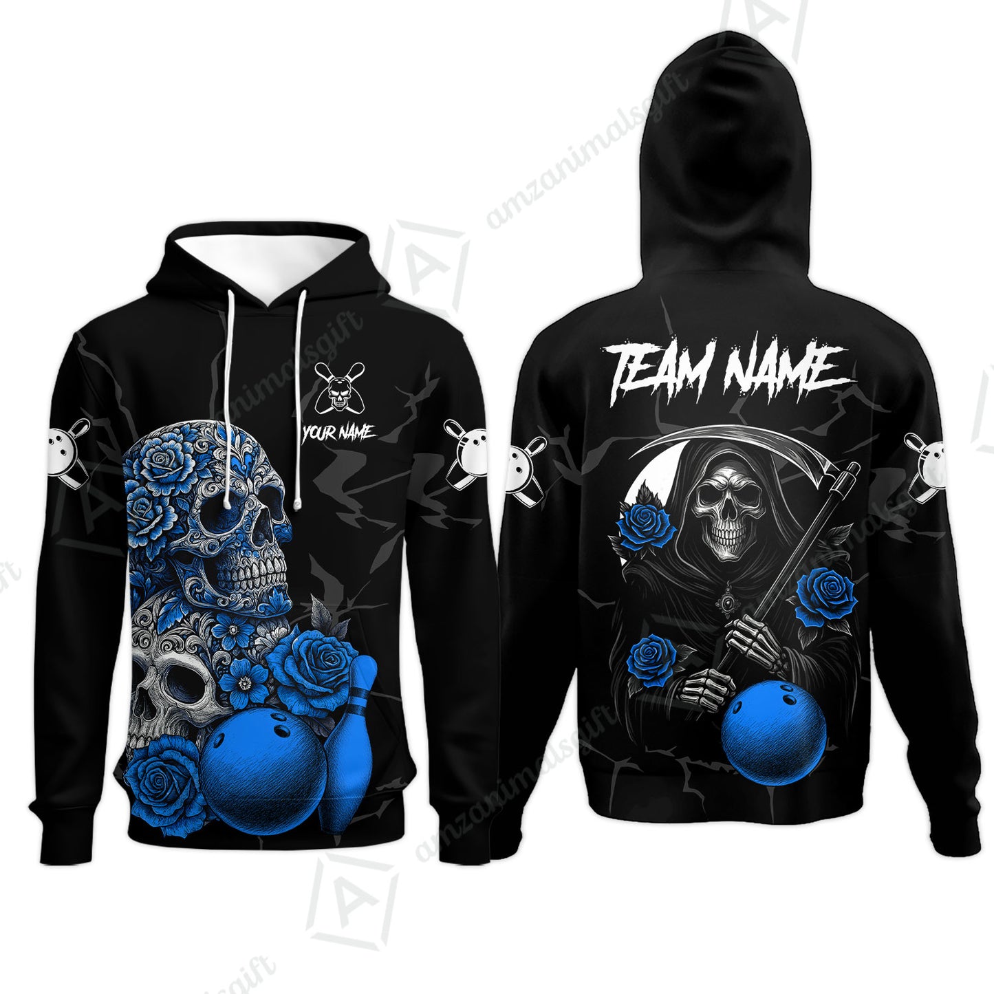 Hoodie||Blue