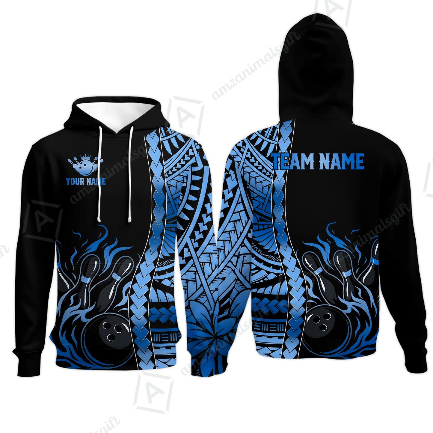 Hoodie||Blue