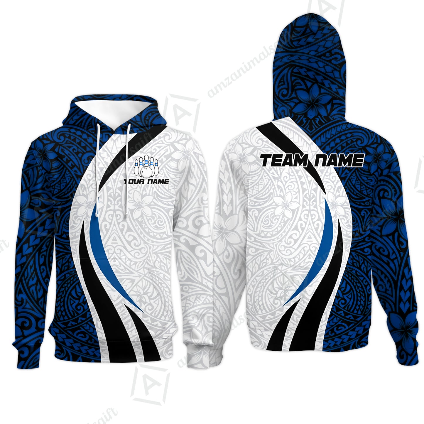 Hoodie||Blue