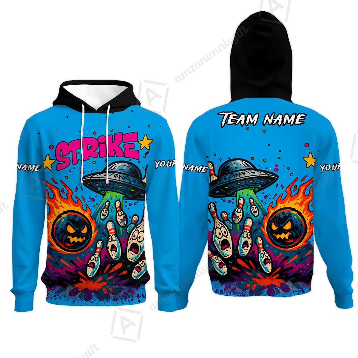 Hoodie||Blue