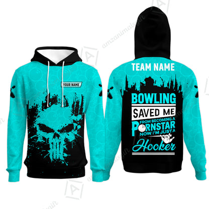 Hoodie||Cyan