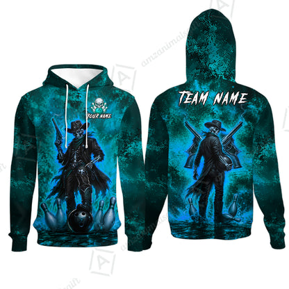 Hoodie||Cyan