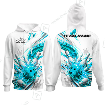 Hoodie||Cyan