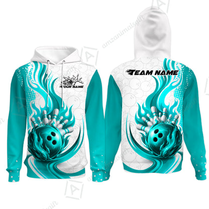 Hoodie||Cyan