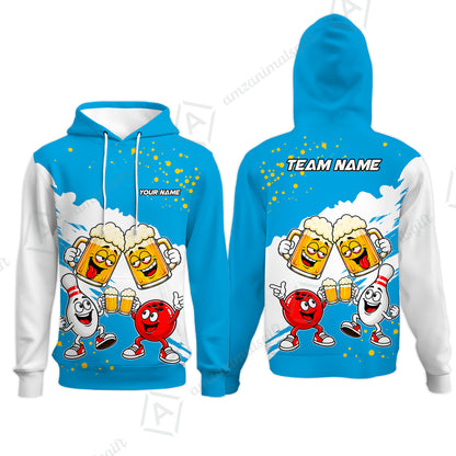Hoodie||Cyan