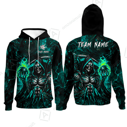 Hoodie||Cyan