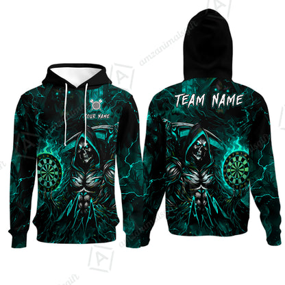 Hoodie||Cyan