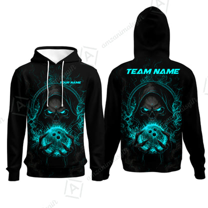 Hoodie||Cyan