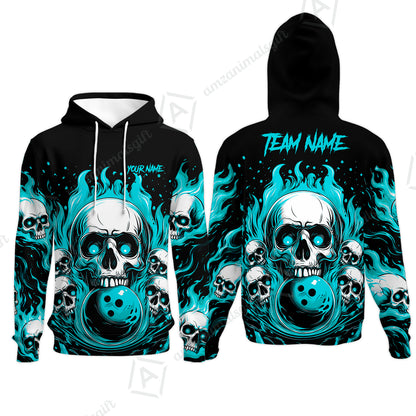 Hoodie||Cyan