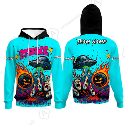Hoodie||Cyan