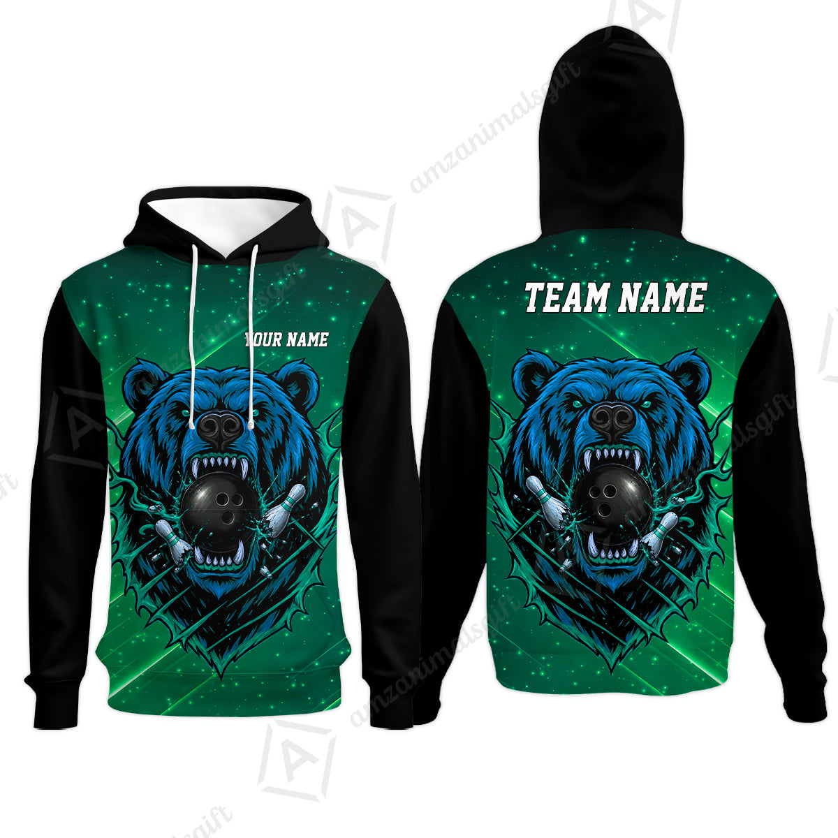 Hoodie||Green