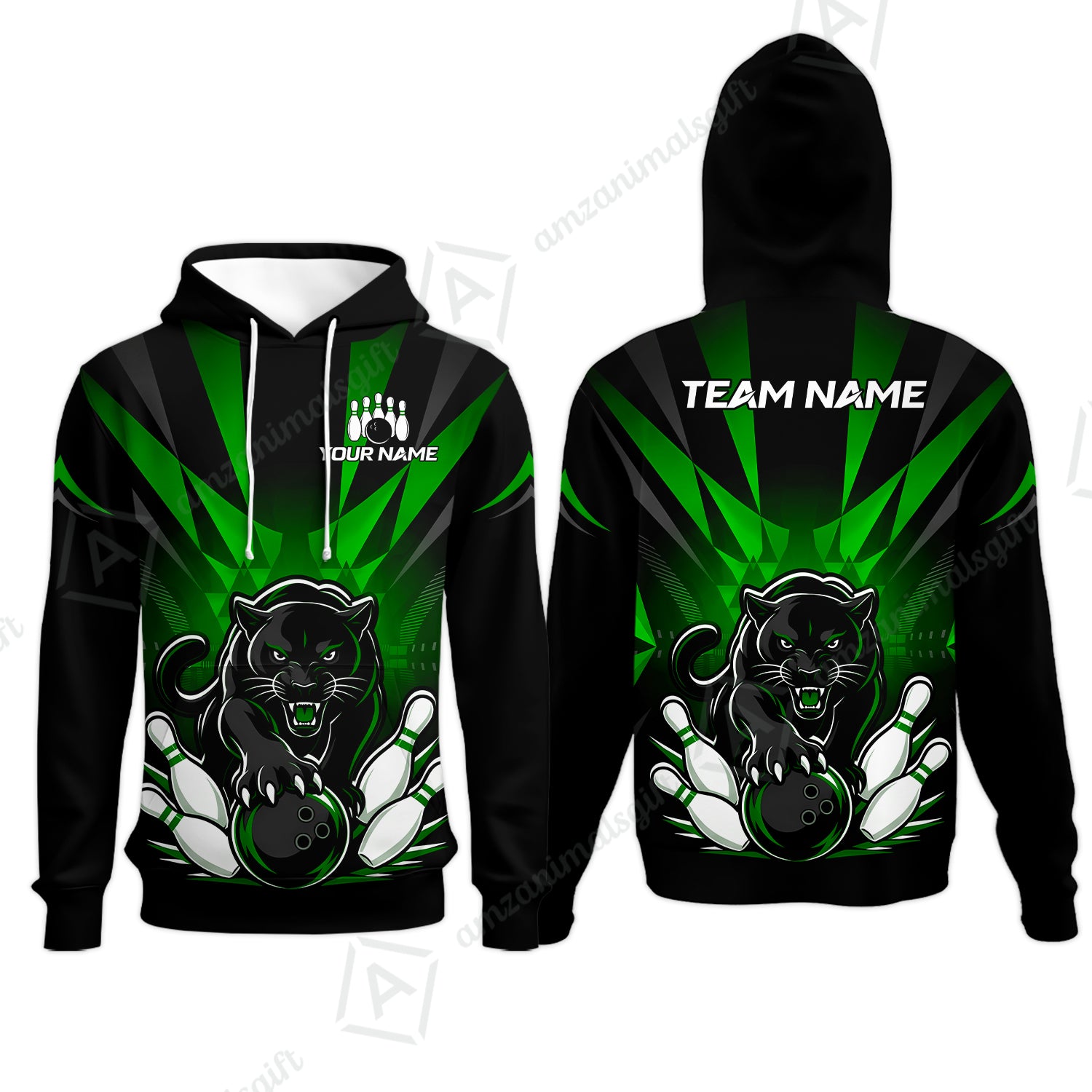 Hoodie||Green