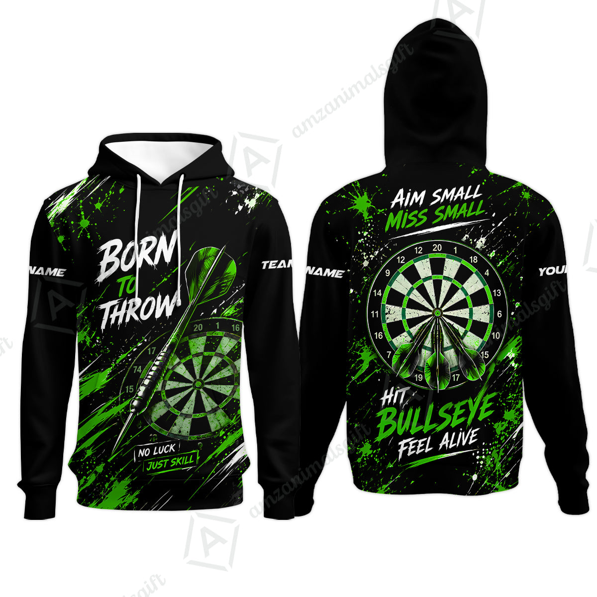 Hoodie||Green