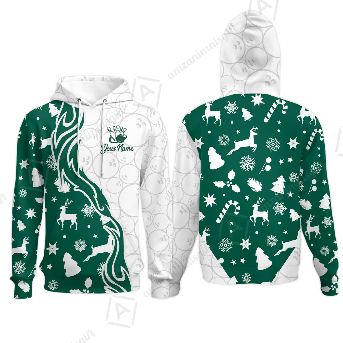 Hoodie||Green
