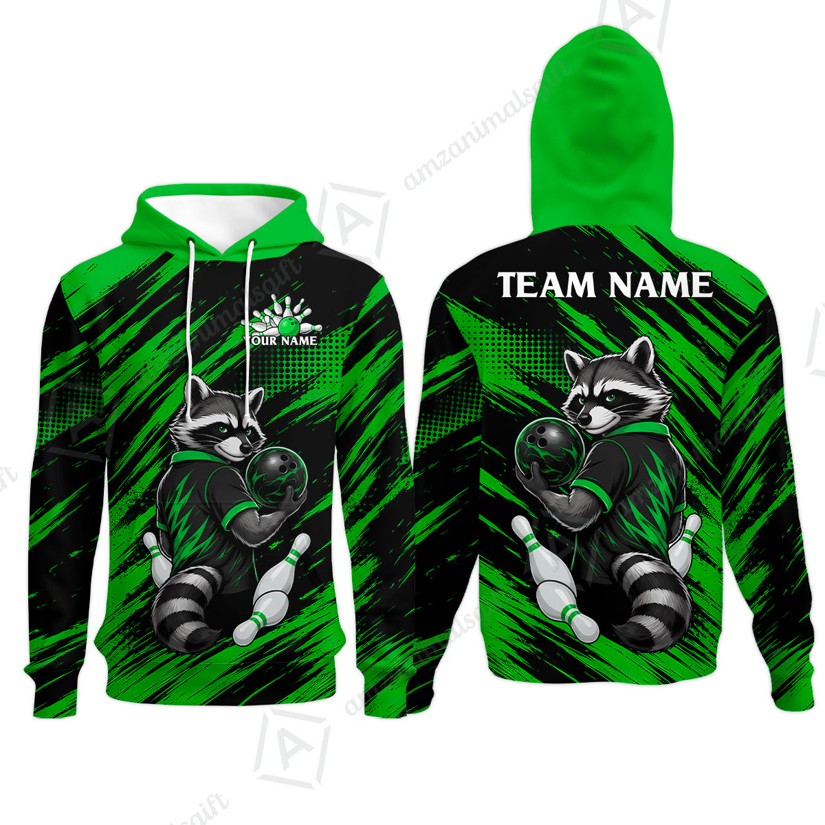 Hoodie||Green
