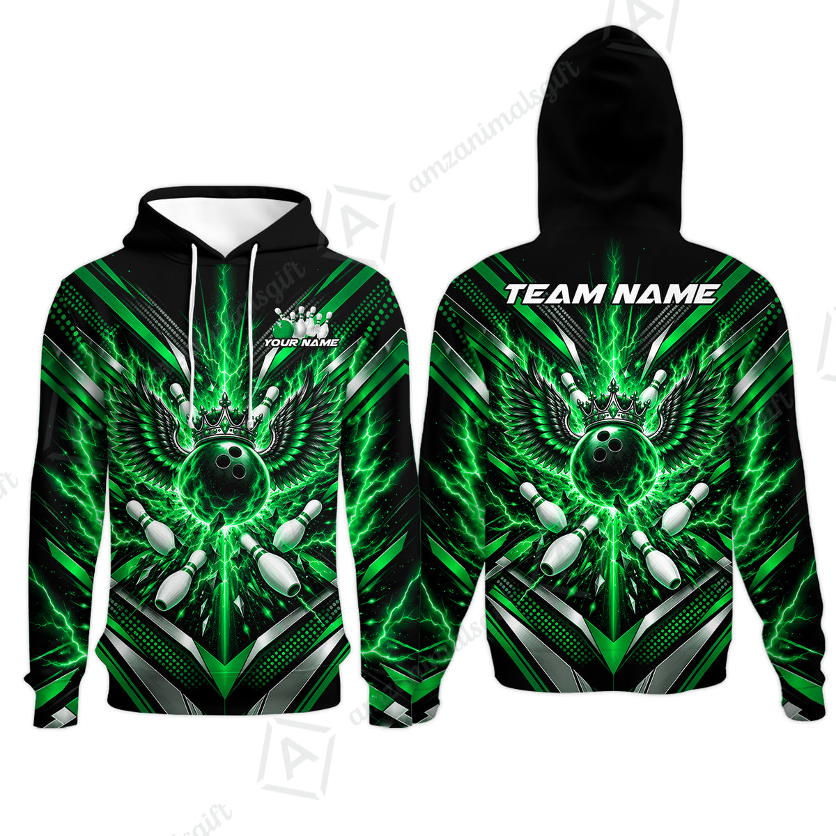 Hoodie||Green
