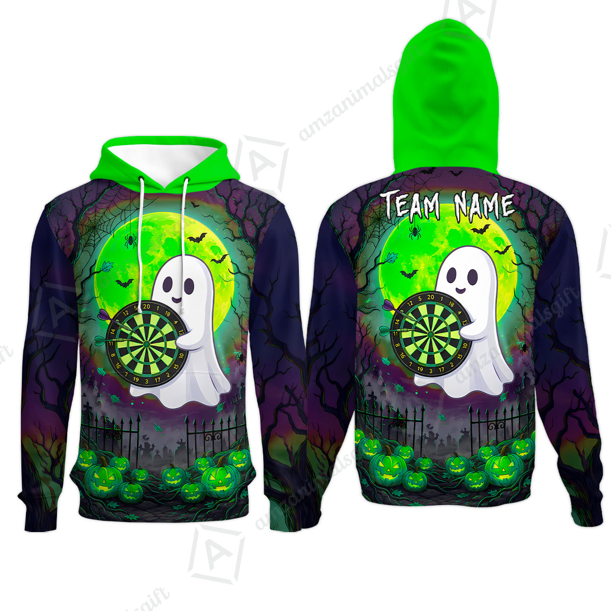 Hoodie||Green
