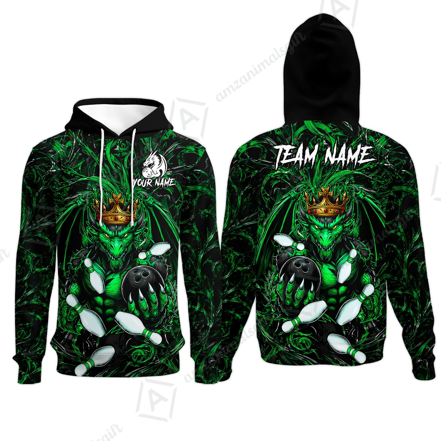 Hoodie||Green