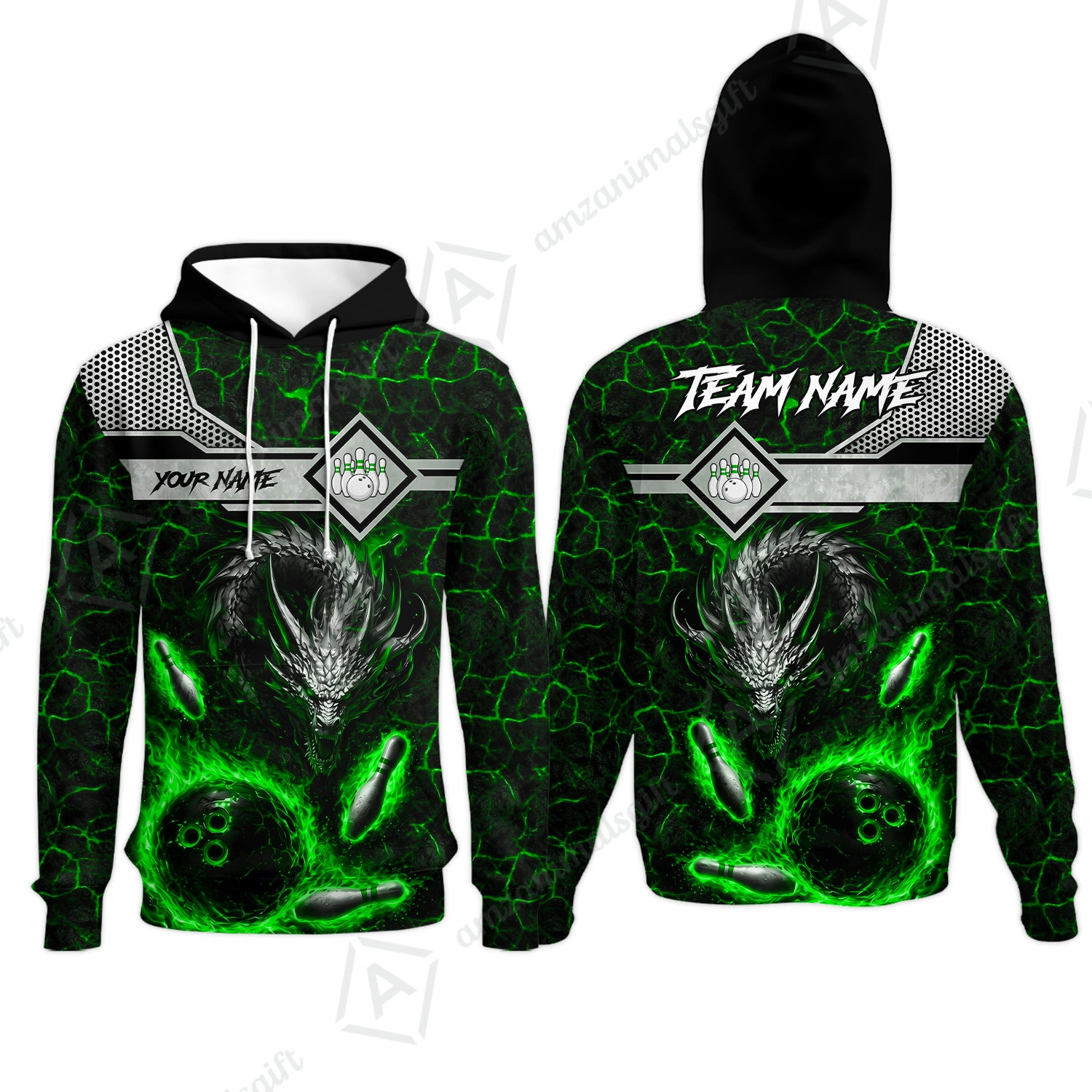 Hoodie||Green