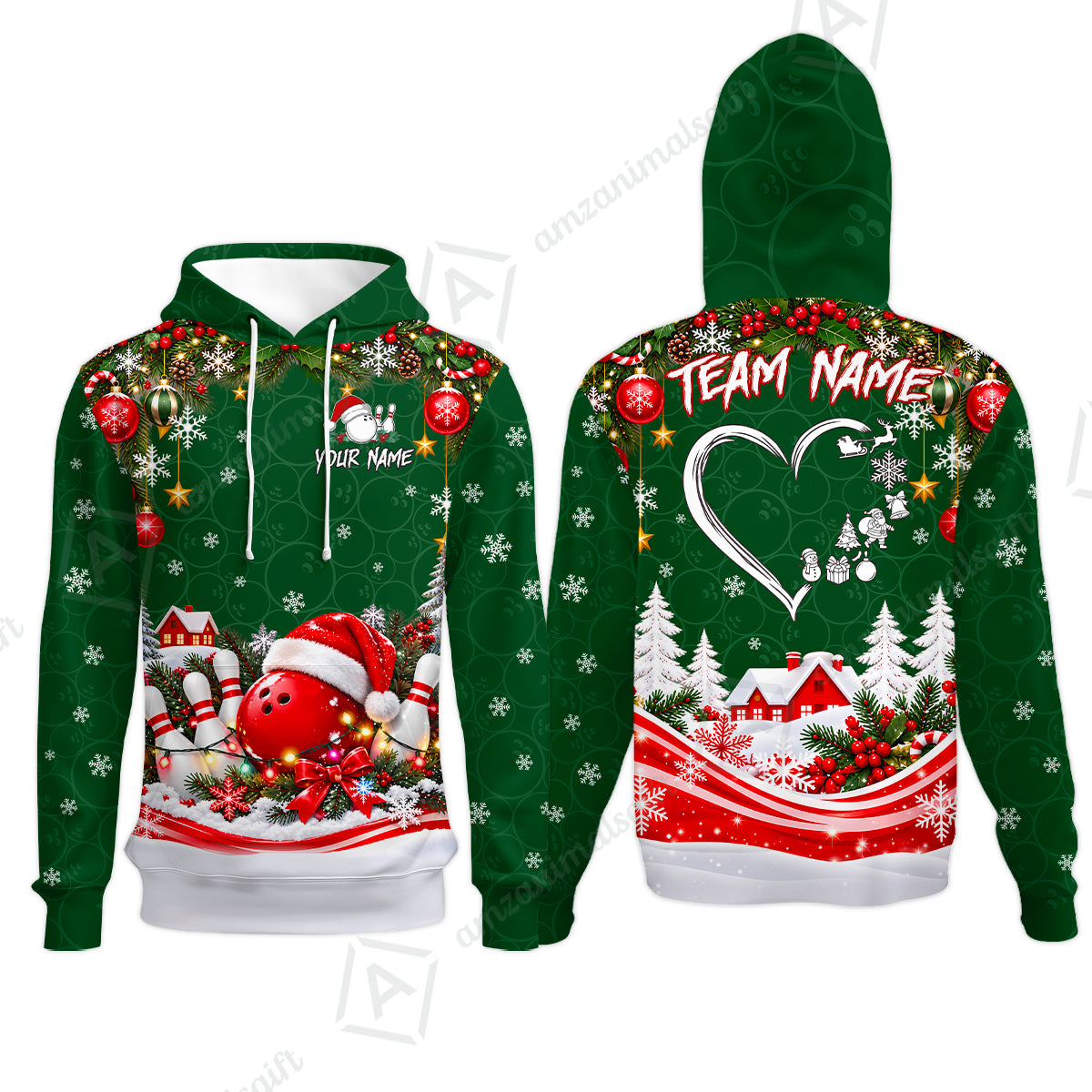 Hoodie||Green
