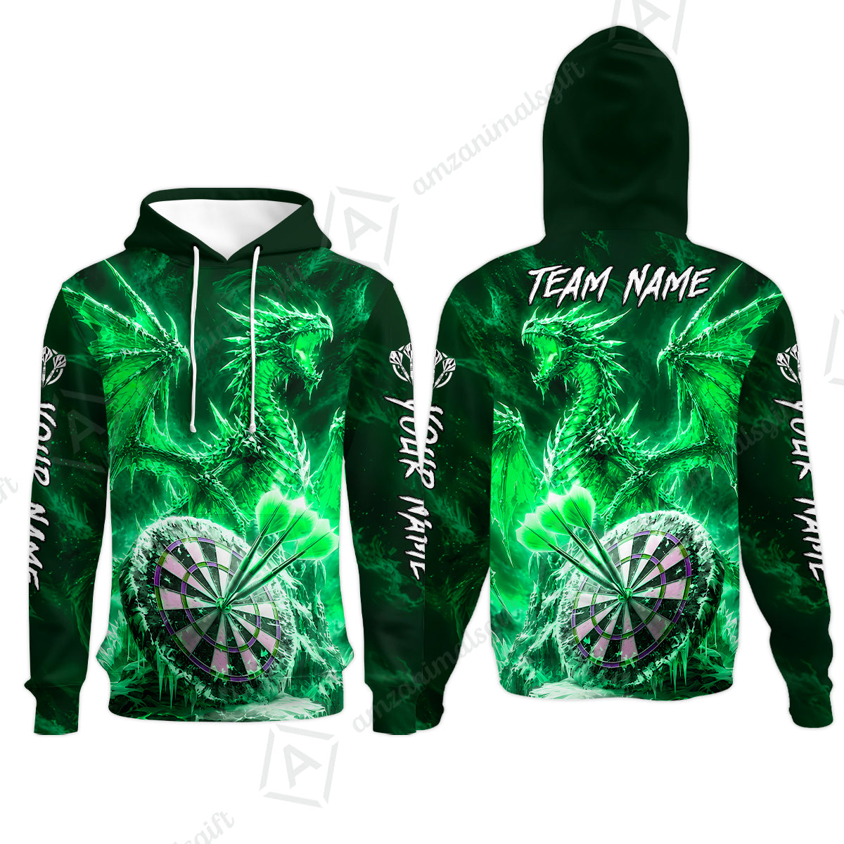 Hoodie||Green