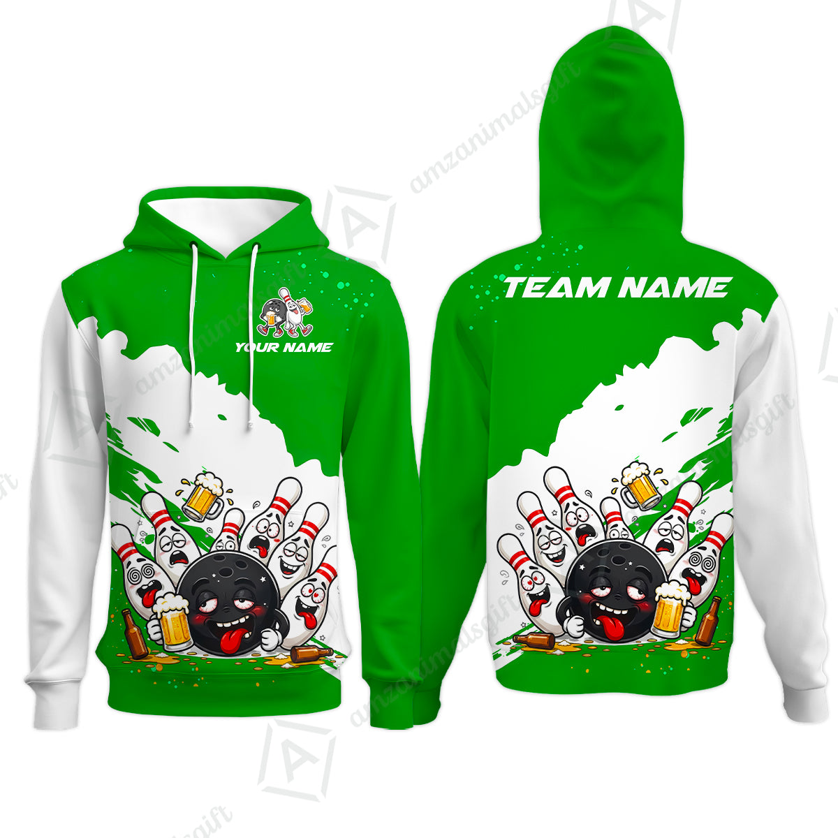 Hoodie||Green