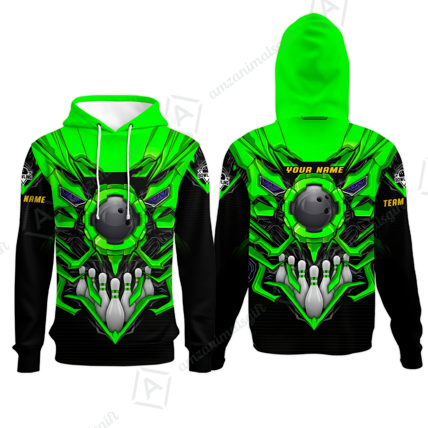 Hoodie||Green