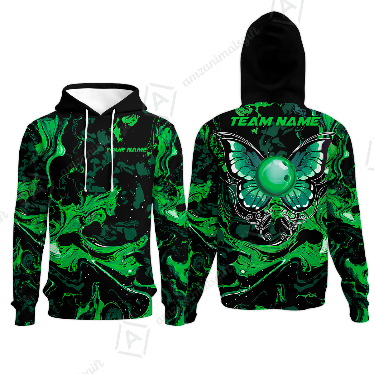 Hoodie||Green