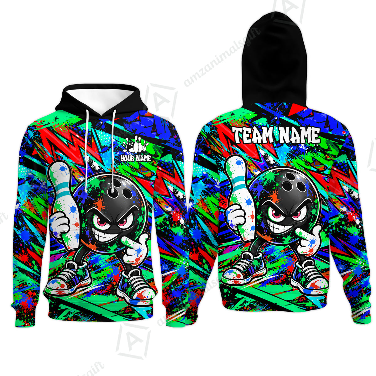 Hoodie||Green