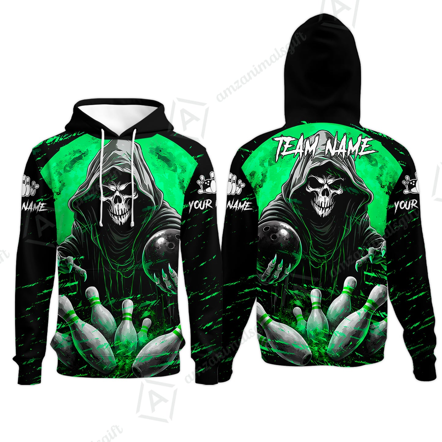 Hoodie||Green