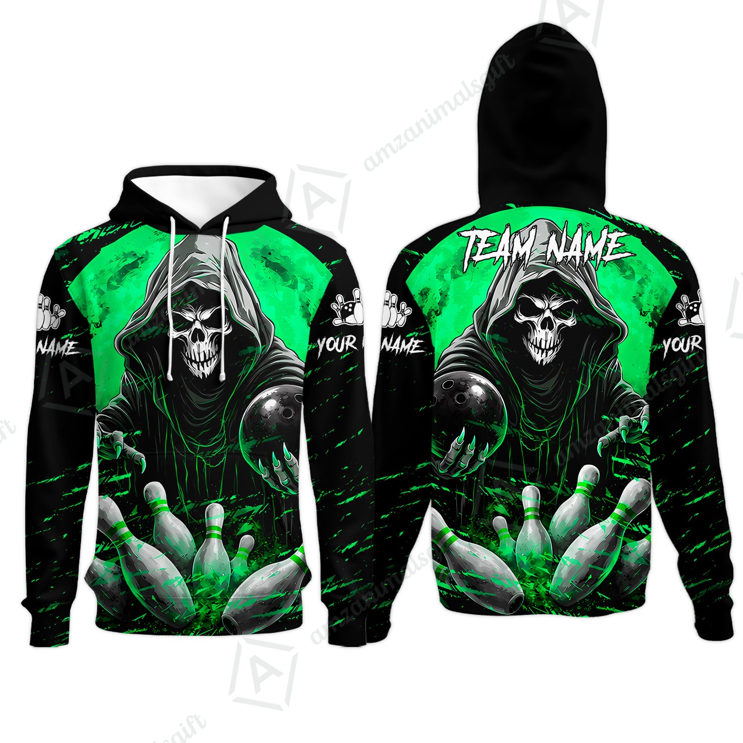 Hoodie||Green