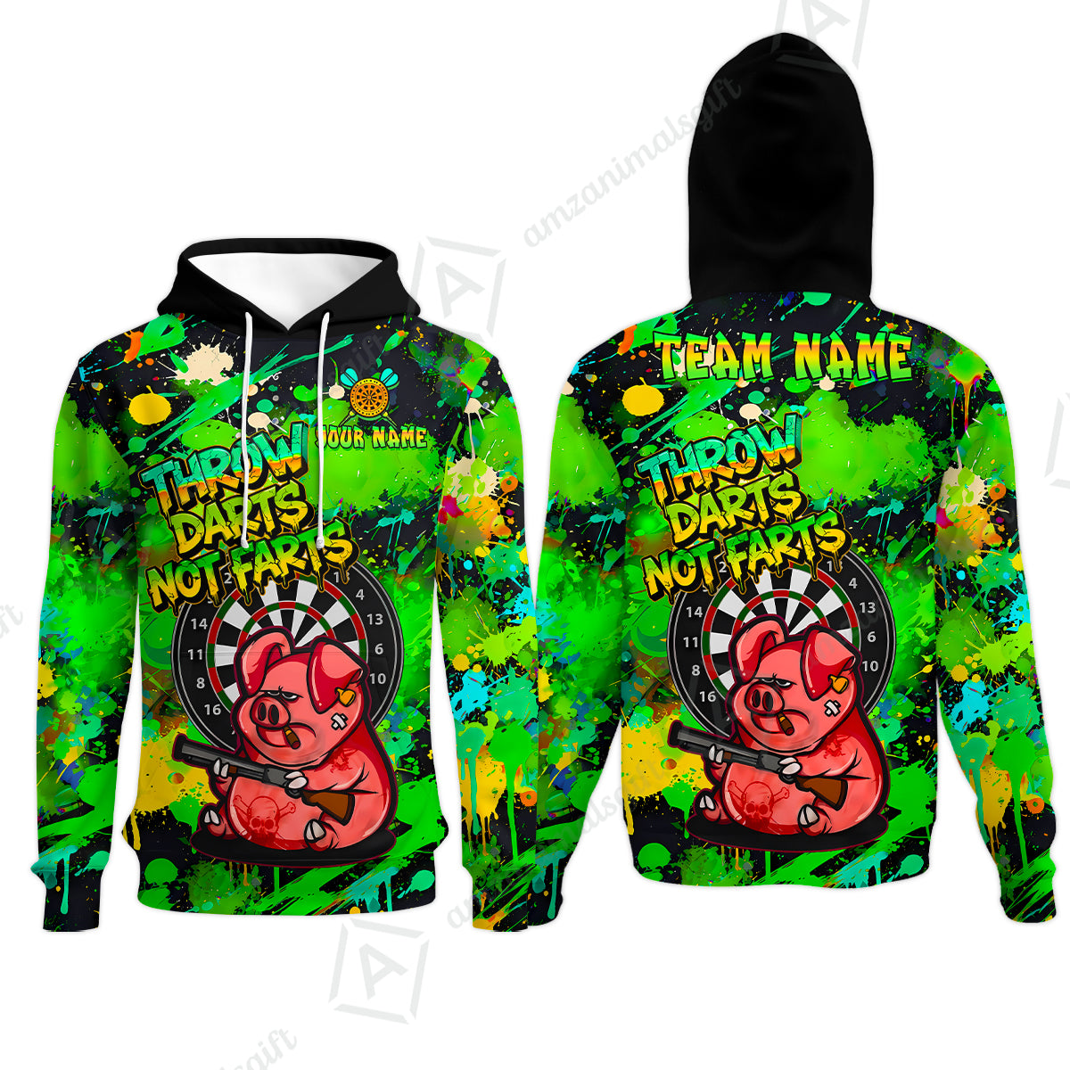 Hoodie||Green