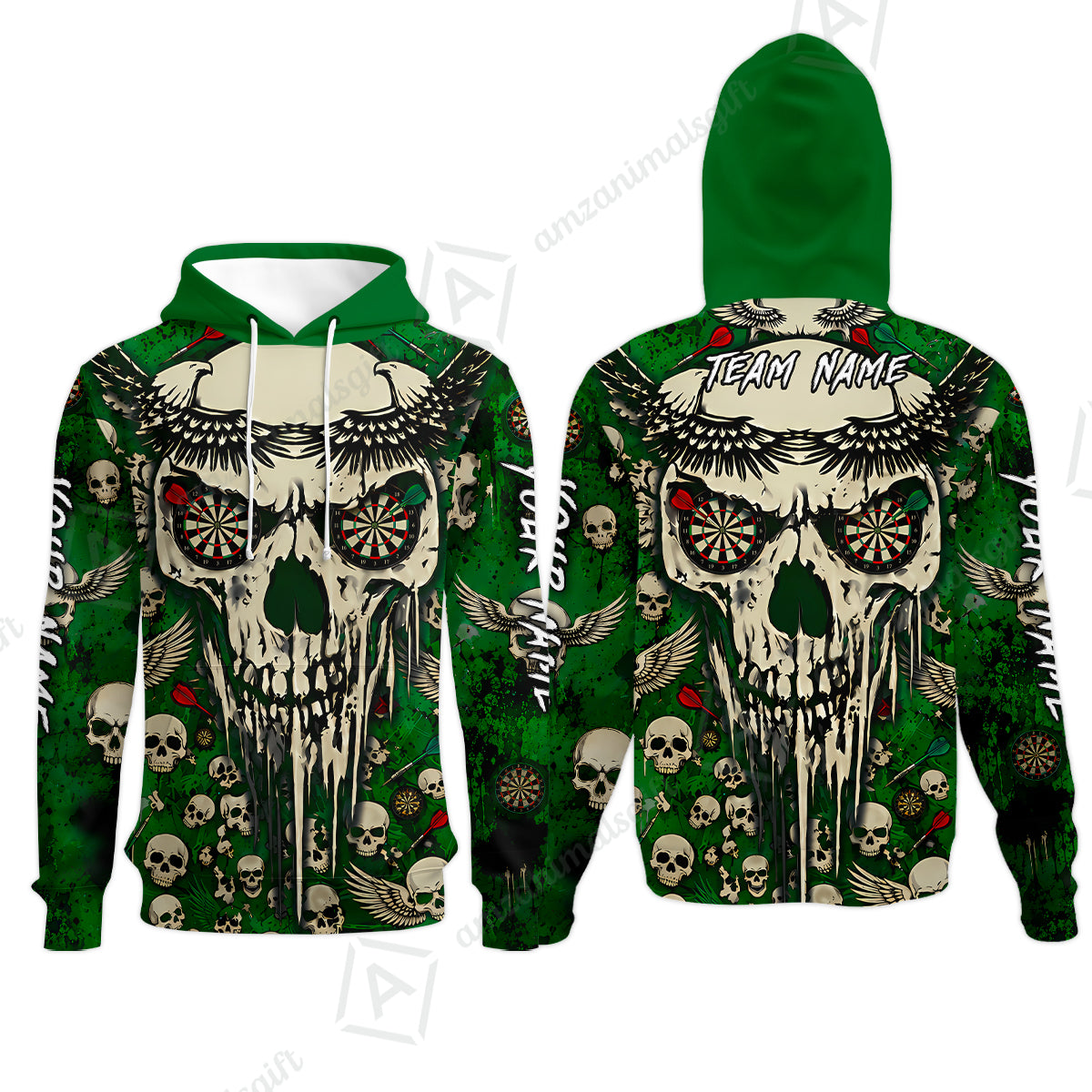 Hoodie||Green