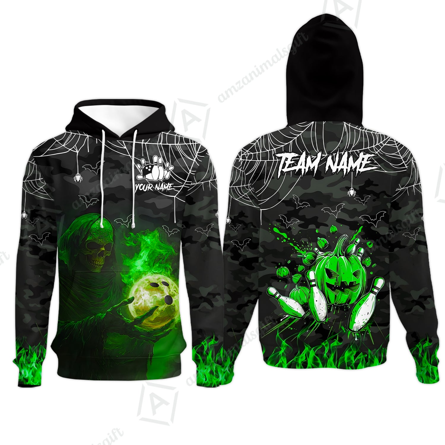 Hoodie||Green