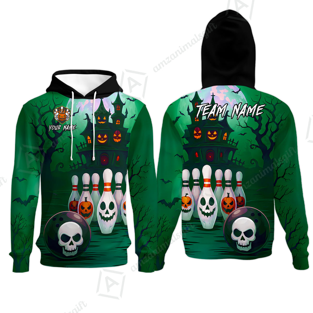 Hoodie||Green