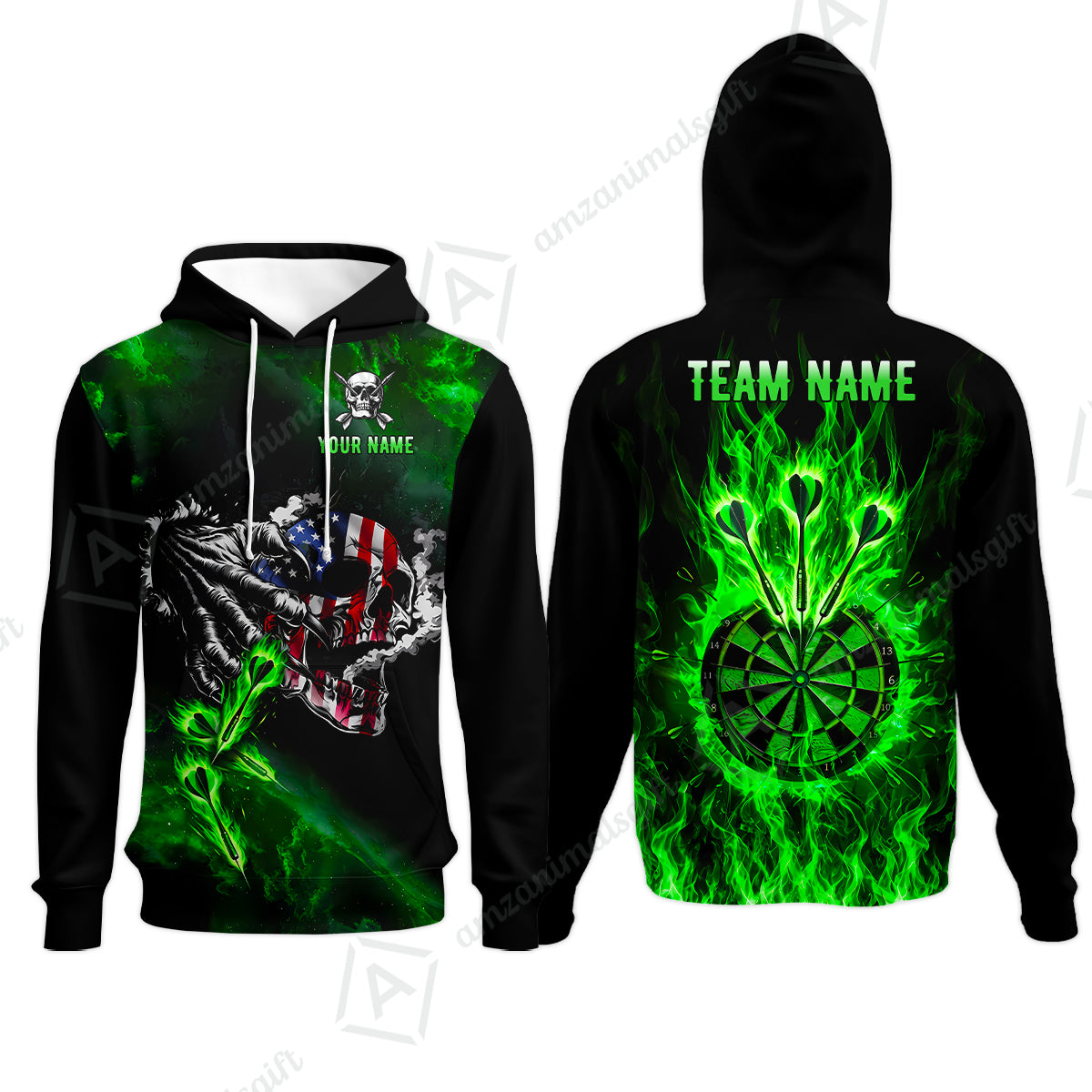 Hoodie||Green