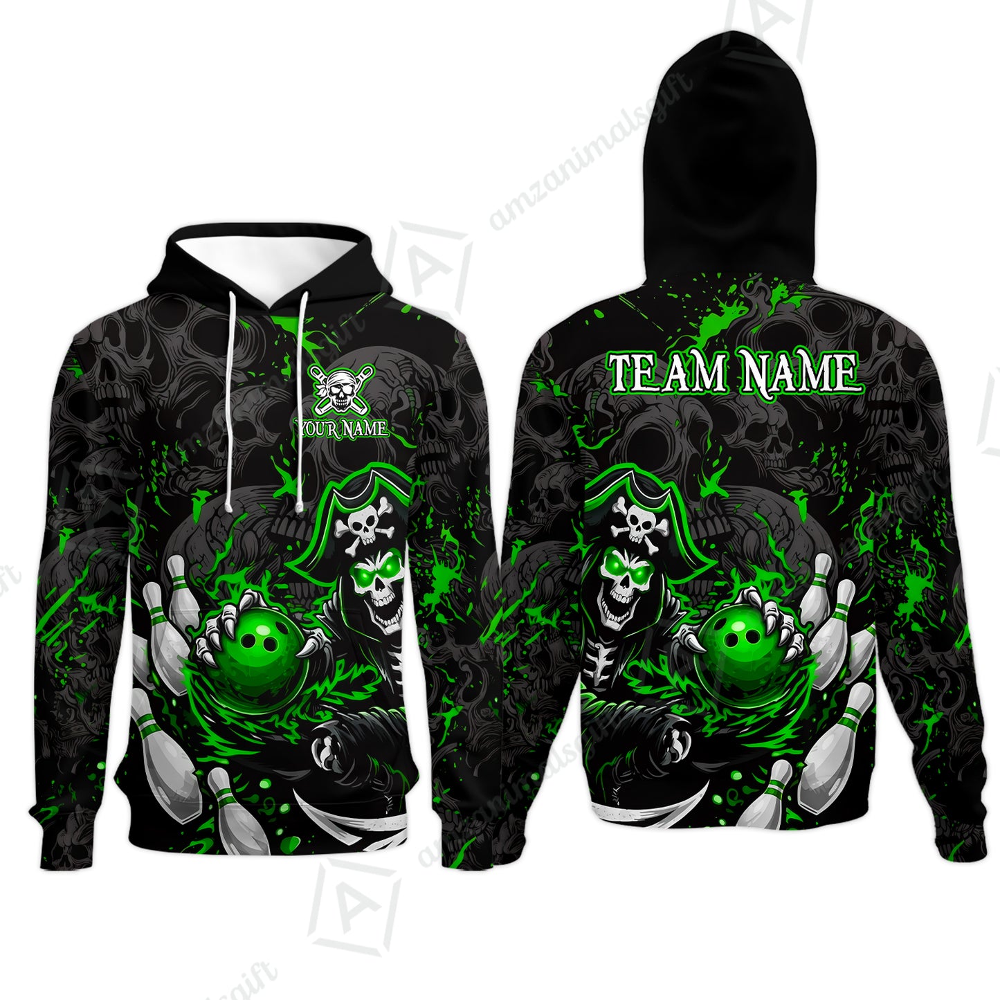 Hoodie||Green