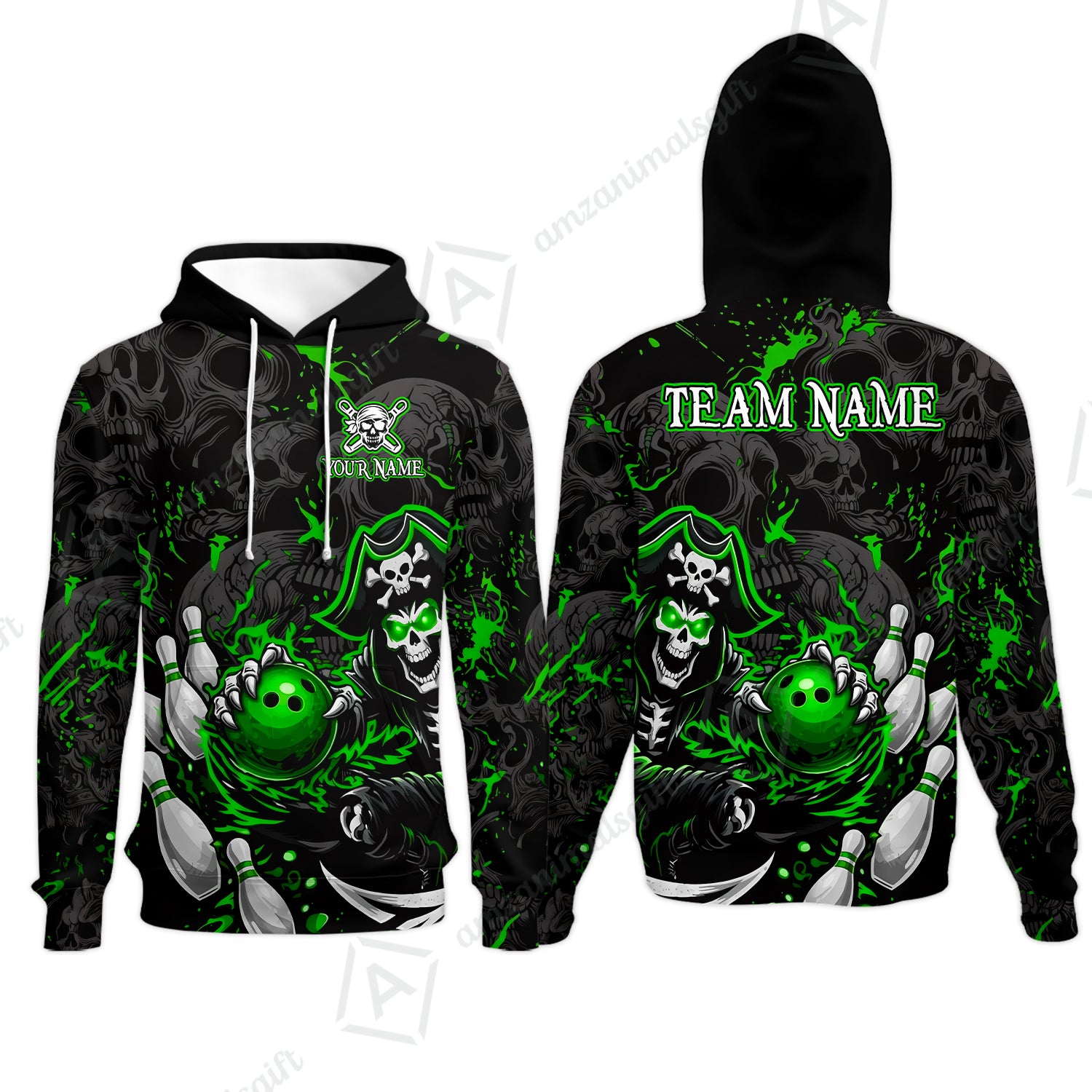 Hoodie||Green