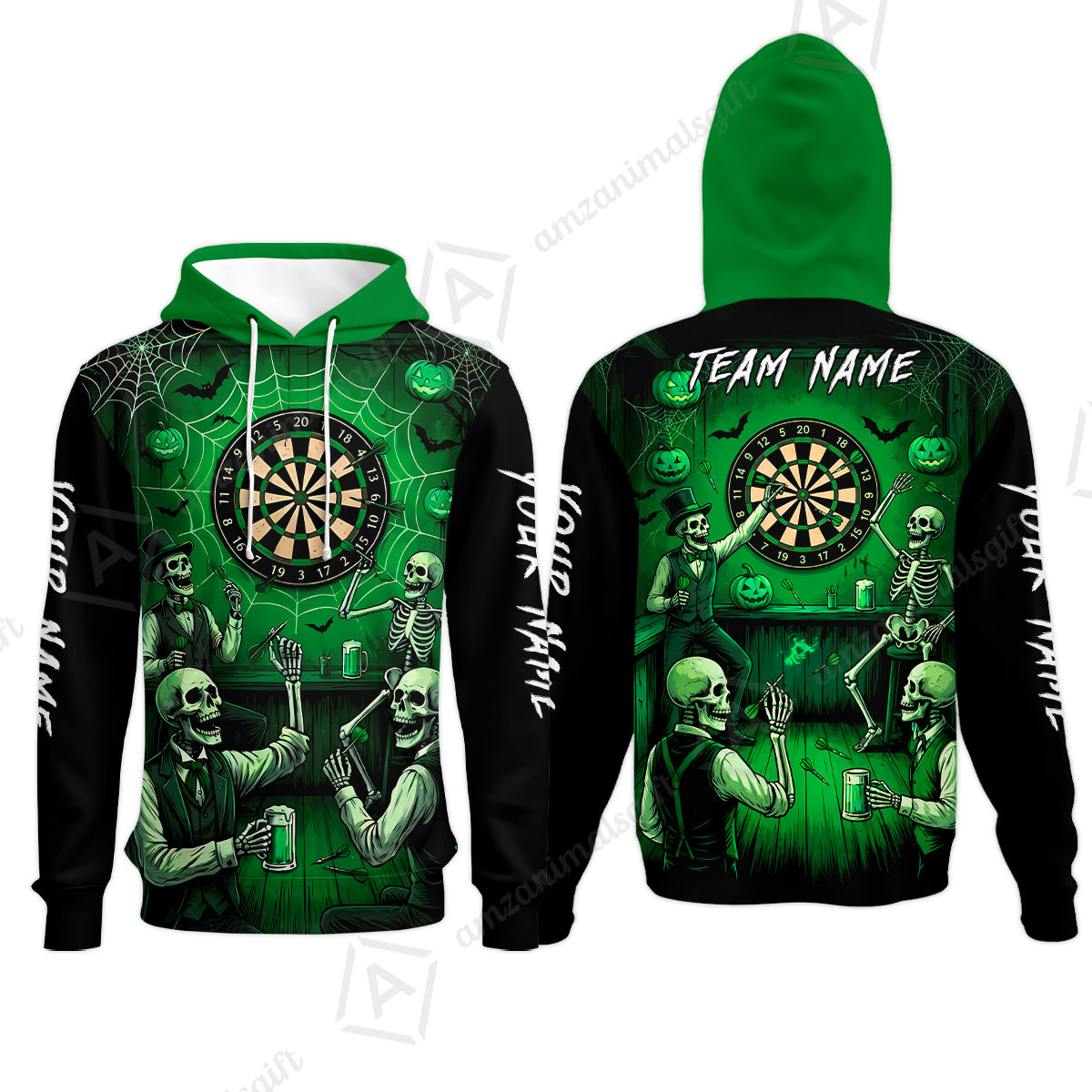 Hoodie||Green