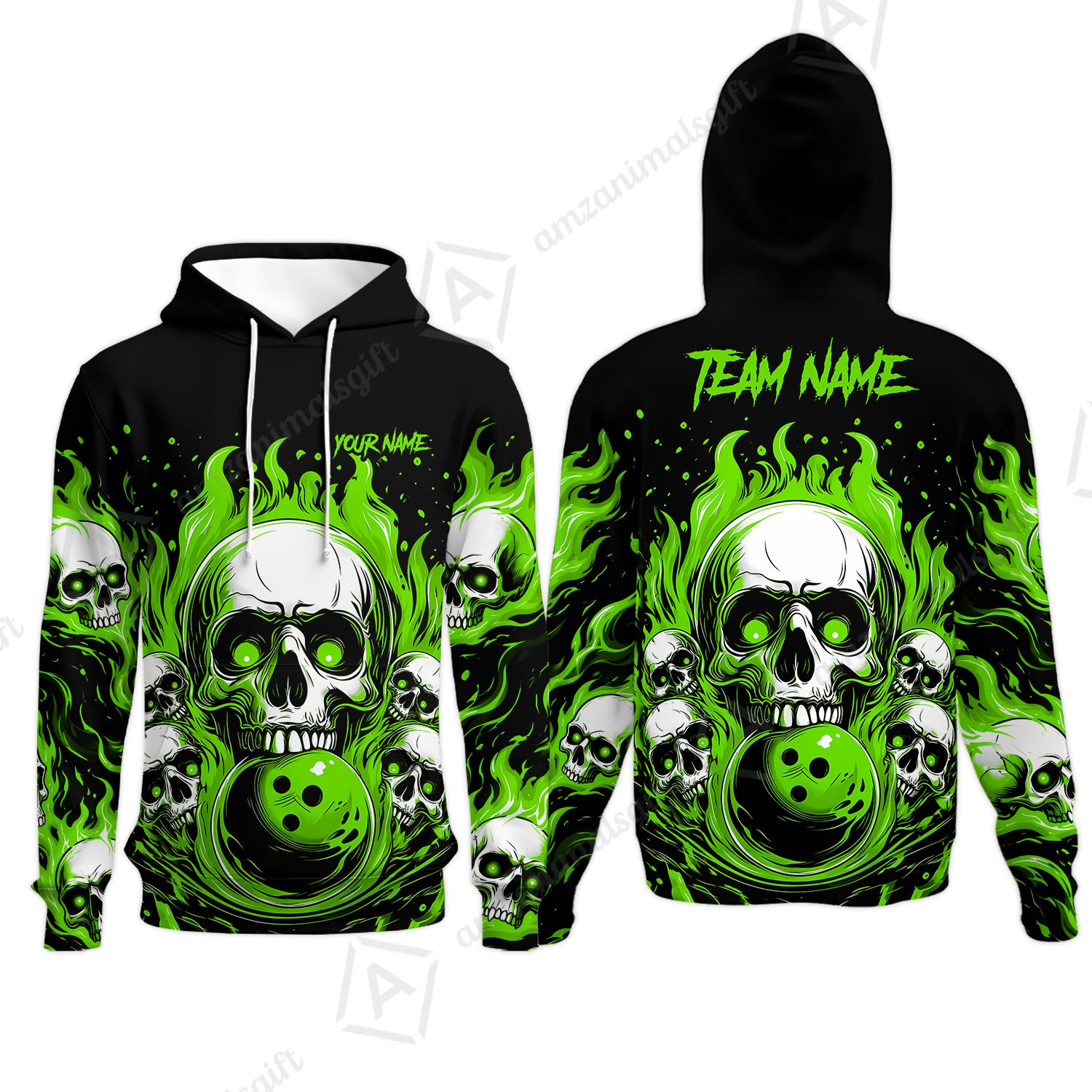 Hoodie||Green