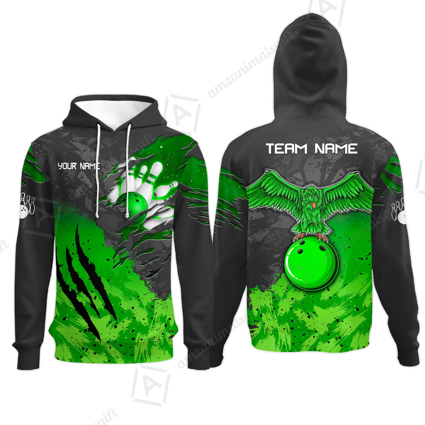 Hoodie||Green