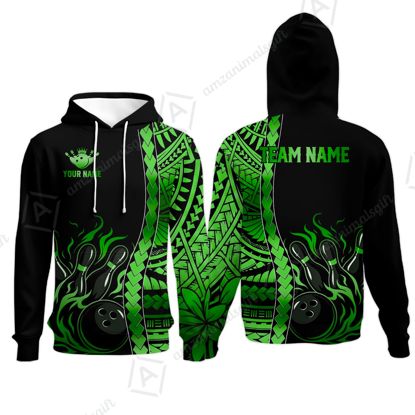 Hoodie||Green